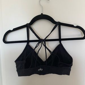 Alo Yoga Sunny Strappy Bra Black Small